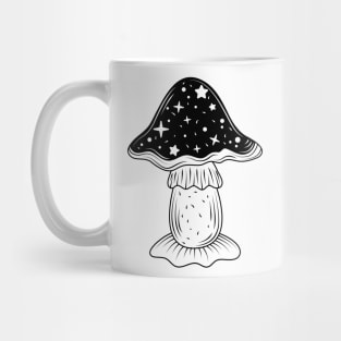 Galaxy Mushroom Mug